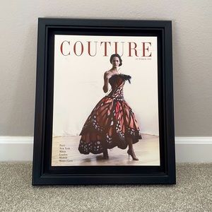 Couture magazine canvas-like art